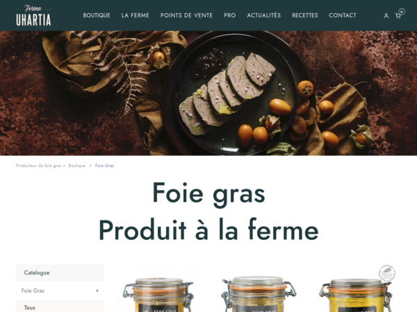 Foie Gras chez Ferme Uhartia