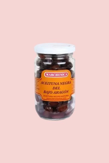 Olives noires du Bajo Aragón Marchenica 200 gr