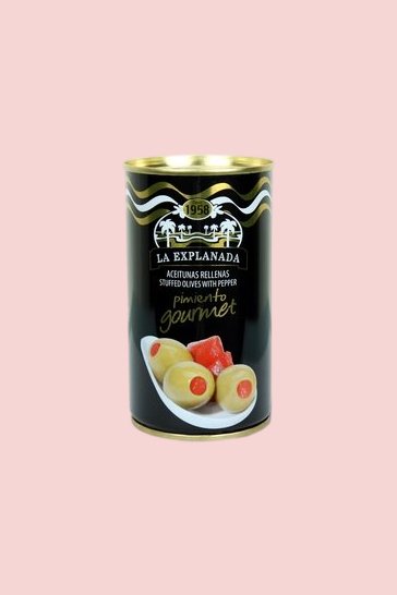 Olives vertes farcies aux poivrons La Explanada 360 gr