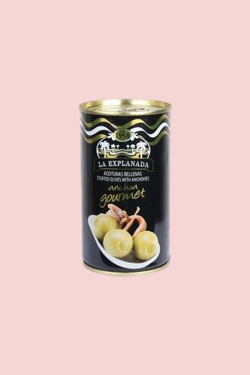 Olives vertes farcies aux anchois La Explanada 350 gr