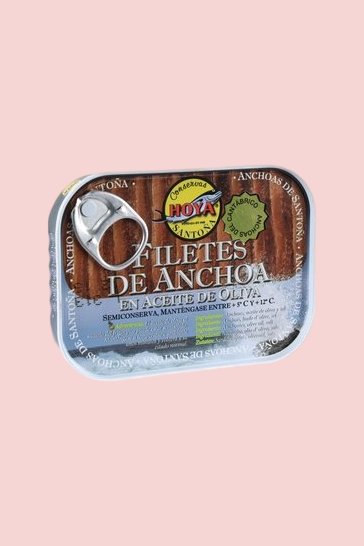 Filets d'anchois de Cantabrie à l'huile d'olive Hoya 78 gr