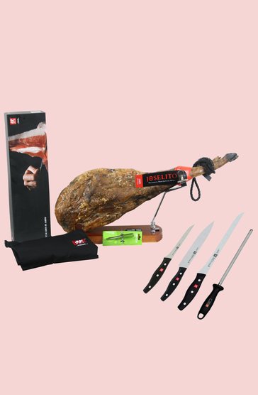 Panier Premium avec jambon pata negra ou Joselito