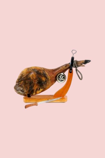Panier avec épaule de jambon pata negra Bartolomé