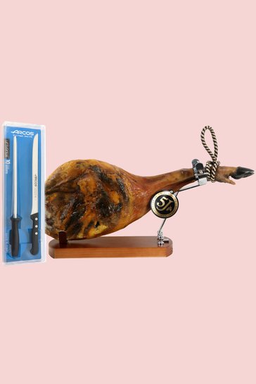 Panier avec épaule de jambon pata negra Osborne