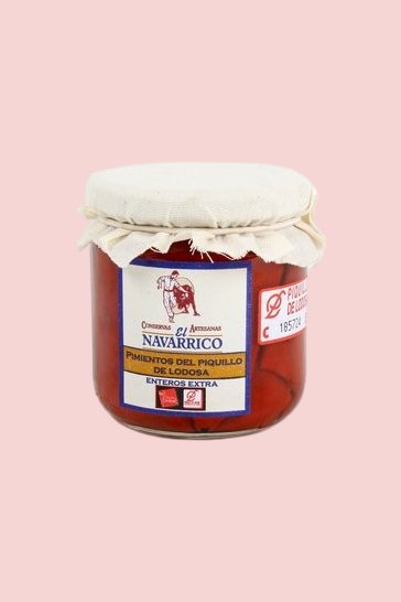 Poivrons du Piquillo de Lodosa entiers El Navarrico 220 gr