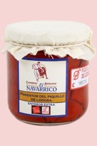 Poivrons du Piquillo de Lodosa entiers El Navarrico 220 gr