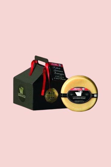 Fromage de brebis Latxa Gazta Étiquette Noire AOP Idiazabal
