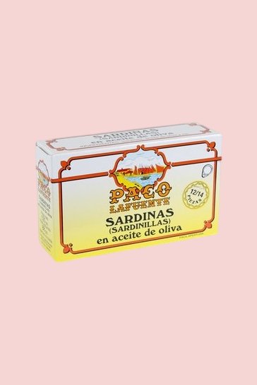 Sardines à l'huile d'olive Paco Lafuente 12/14 pièces 125g (sardinillas)