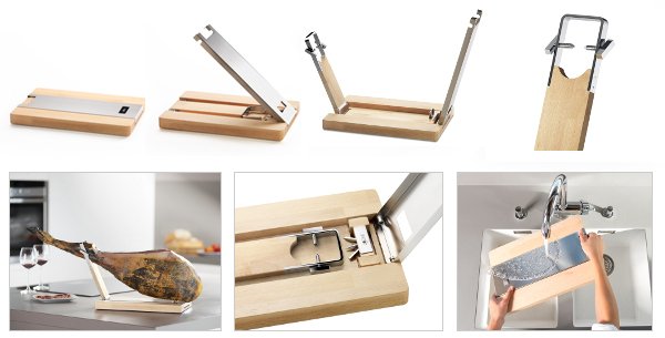 Support à jambon Lodiví