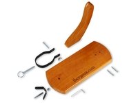 Pièces du support à jambon et les outils pour le montage